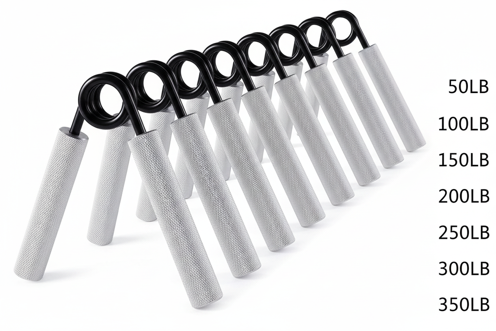 Grip lineup with weight list